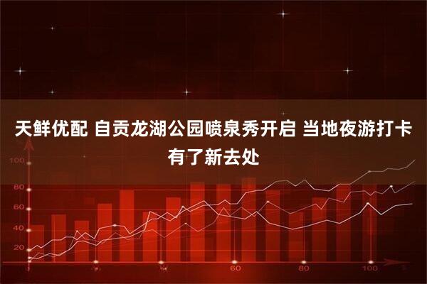 天鲜优配 自贡龙湖公园喷泉秀开启 当地夜游打卡有了新去处